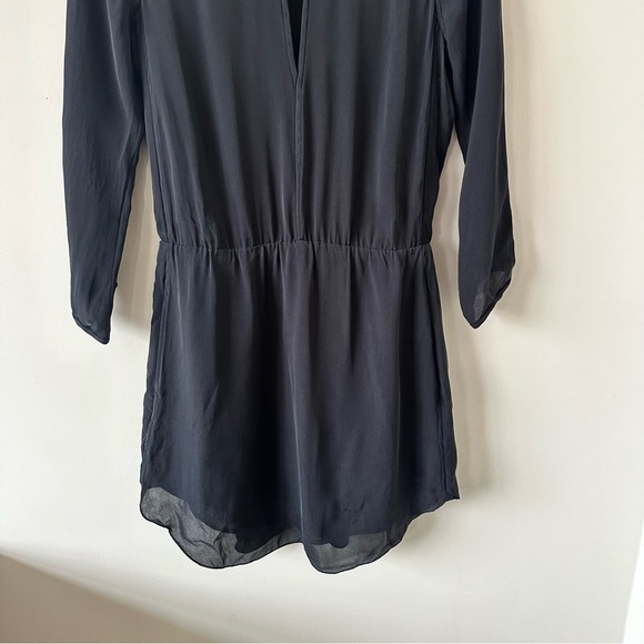 Babaton-100% Silk Cut Out Top Midi Dress (Size:Small) - Picture 6 of 9